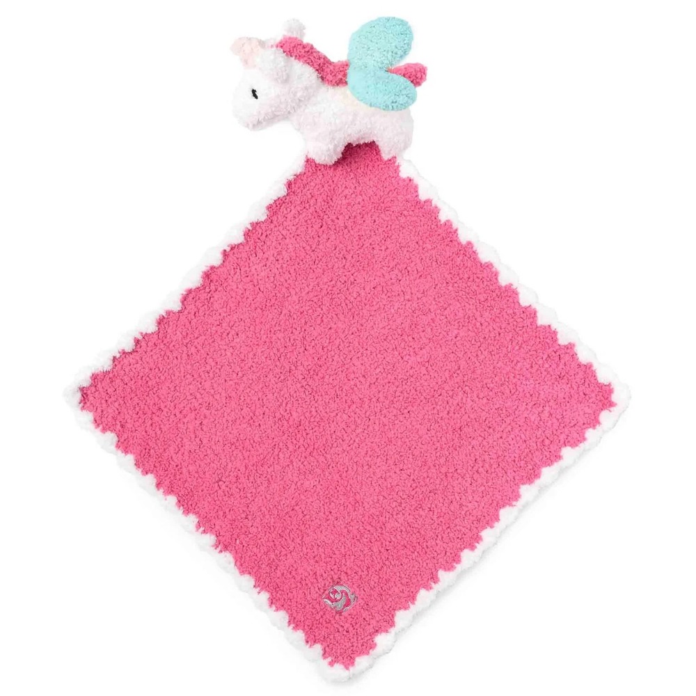 New $64 Kashwére Kreatures Chenilla Baby Blanky Security Blanket, Unicorn, 15x15